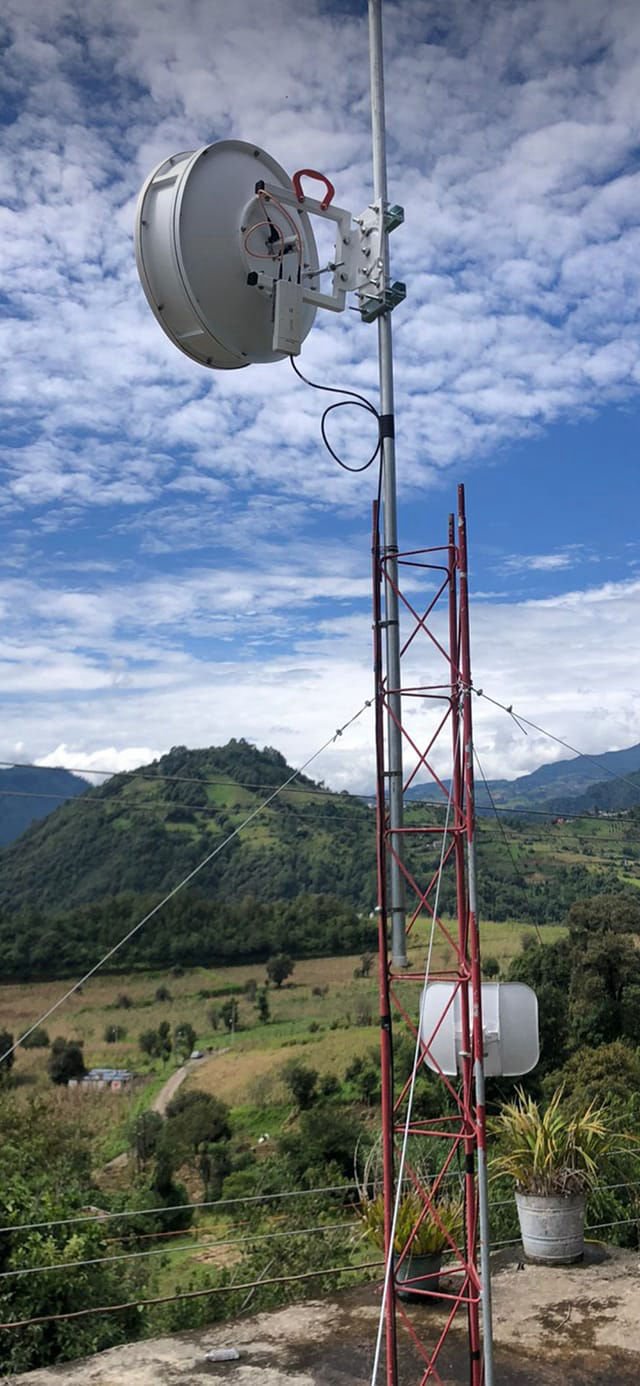 Antena para alta interferencia NPX1 para enlaces de hasta 30 km